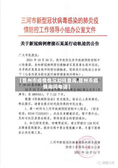 【晋州市疫情情况如何查询,晋州市疫情询问电话】