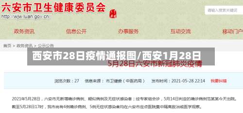 西安市28日疫情通报图/西安1月28日