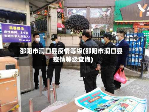 邵阳市洞口县疫情等级(邵阳市洞口县疫情等级查询)