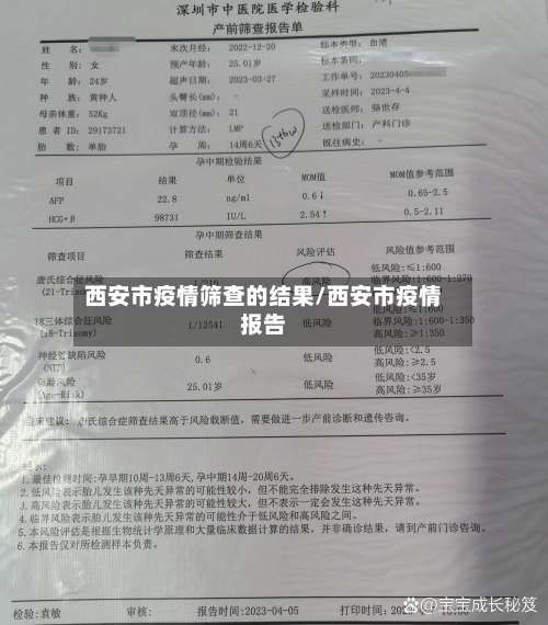 西安市疫情筛查的结果/西安市疫情报告