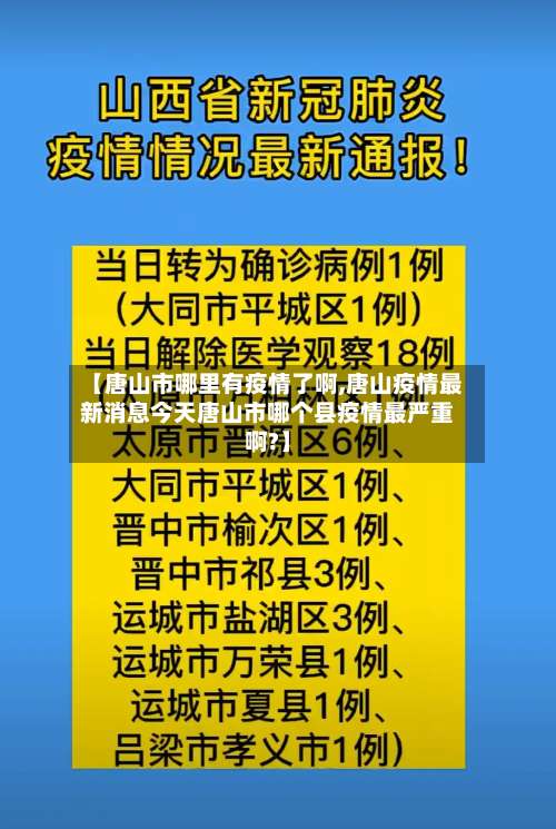 【唐山市哪里有疫情了啊,唐山疫情最新消息今天唐山市哪个县疫情最严重啊?】-第2张图片