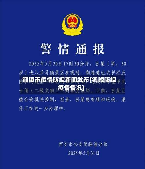 铜陵市疫情防控新闻发布(铜陵防控疫情情况)
