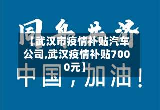 【武汉市疫情补贴汽车公司,武汉疫情补贴7000元】