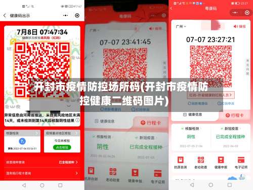 开封市疫情防控场所码(开封市疫情防控健康二维码图片)