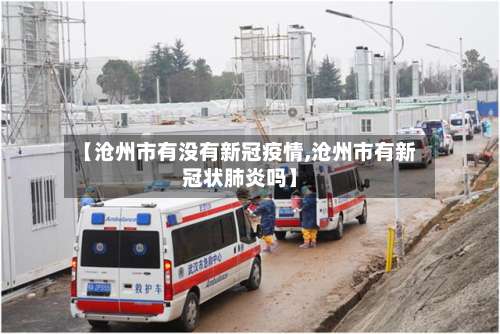 【沧州市有没有新冠疫情,沧州市有新冠状肺炎吗】-第2张图片
