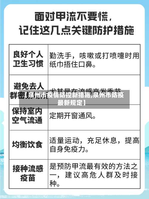 【泉州市疫情防控新措施,泉州市防疫最新规定】