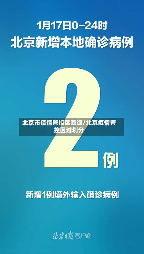 北京市疫情管控区查询/北京疫情管控区域划分-第2张图片