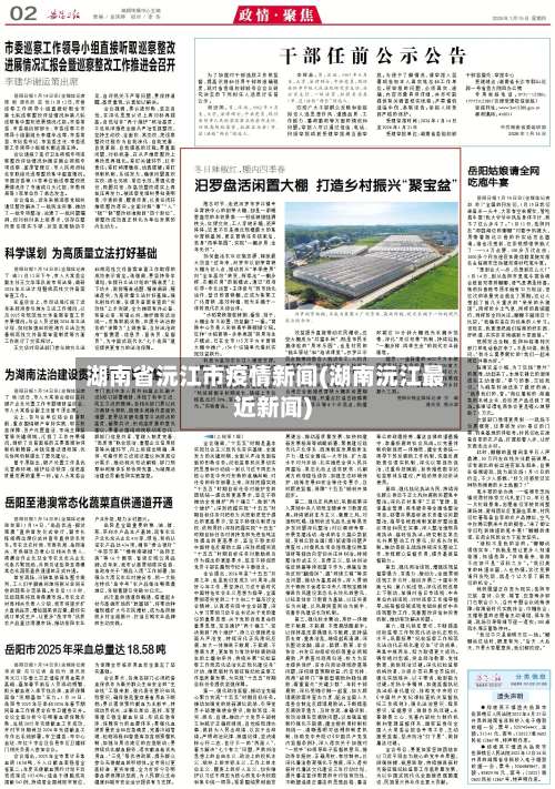 湖南省沅江市疫情新闻(湖南沅江最近新闻)