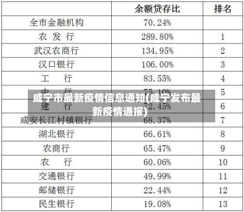 咸宁市最新疫情信息通知(咸宁发布最新疫情通报)-第2张图片