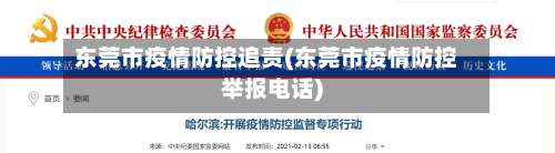 东莞市疫情防控追责(东莞市疫情防控举报电话)