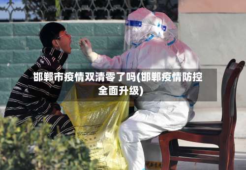 邯郸市疫情双清零了吗(邯郸疫情防控全面升级)-第2张图片