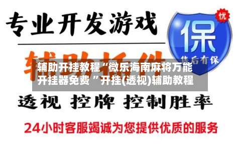 辅助开挂教程“微乐海南麻将万能开挂器免费 ”开挂(透视)辅助教程-第2张图片