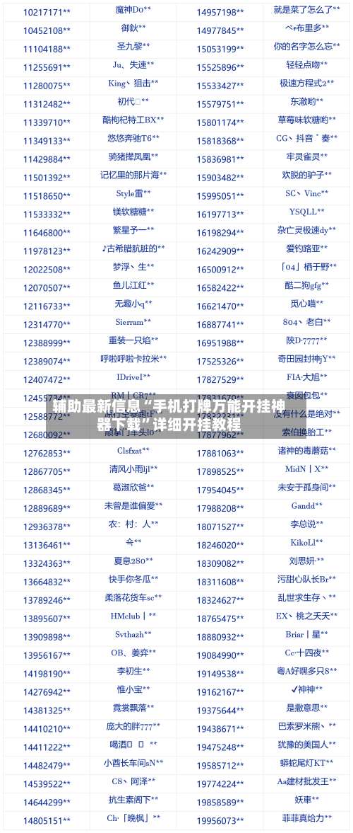 辅助最新信息“手机打牌万能开挂神器下载”详细开挂教程-第2张图片
