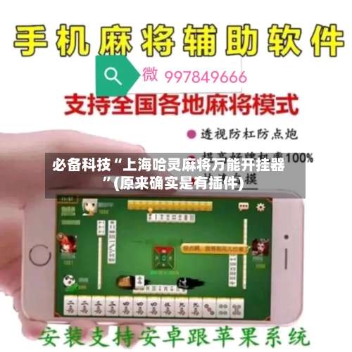 必备科技“上海哈灵麻将万能开挂器”(原来确实是有插件)-第2张图片