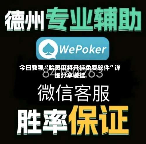 今日教程“哈灵麻将开挂免费软件”详细分享装挂-第2张图片