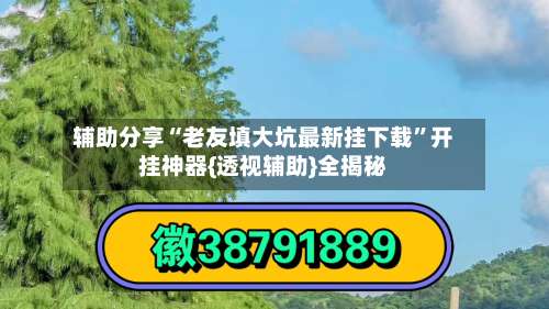 辅助分享“老友填大坑最新挂下载	”开挂神器{透视辅助}全揭秘-第2张图片
