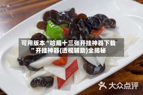 可用版本“哈局十三张开挂神器下载”开挂神器{透视辅助}全揭秘