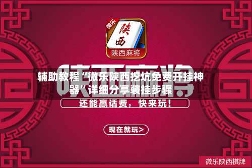 辅助教程“微乐陕西挖坑免费开挂神器”详细分享装挂步骤-第3张图片