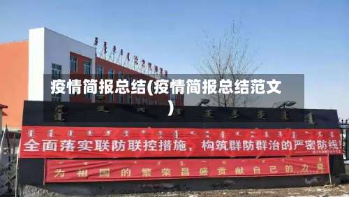 疫情简报总结(疫情简报总结范文)-第3张图片