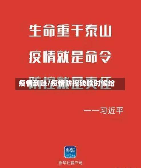 疫情到账/疫情防控钱啥时候给-第2张图片