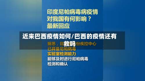 近来巴西疫情如何/巴西的疫情还有救吗