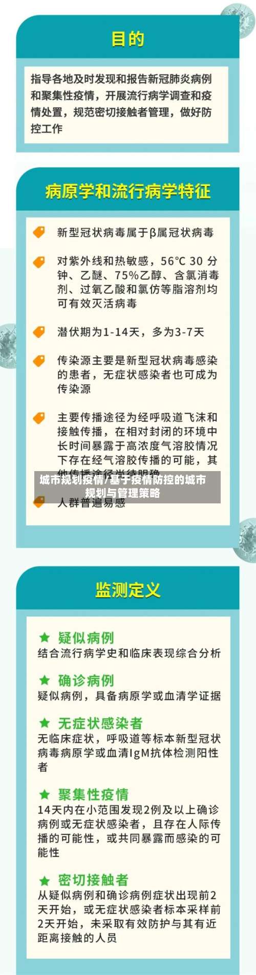 城市规划疫情/基于疫情防控的城市规划与管理策略-第2张图片