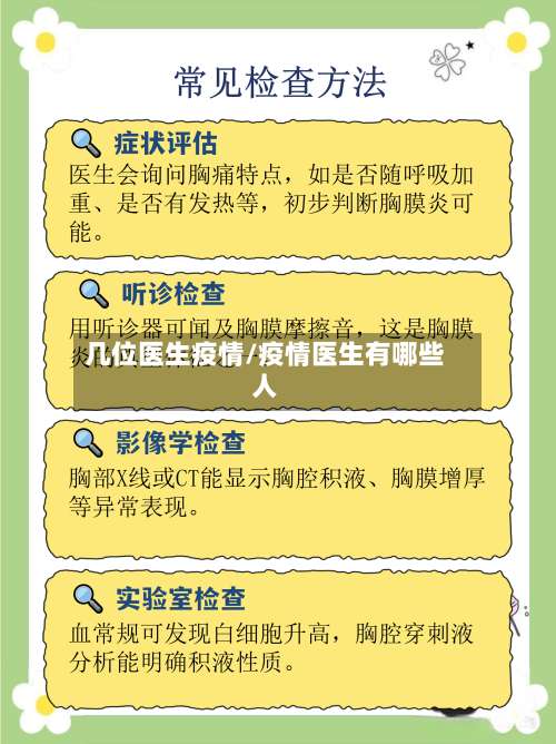 几位医生疫情/疫情医生有哪些人-第3张图片