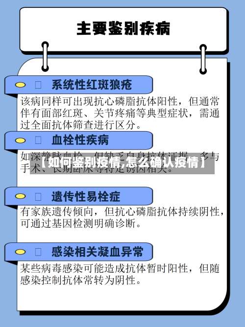 【如何鉴别疫情,怎么确认疫情】