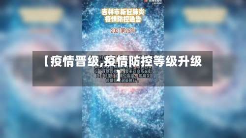 【疫情晋级,疫情防控等级升级】