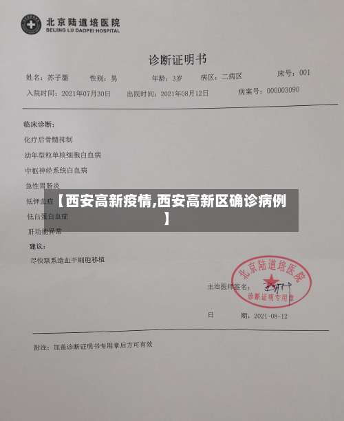 【西安高新疫情,西安高新区确诊病例】