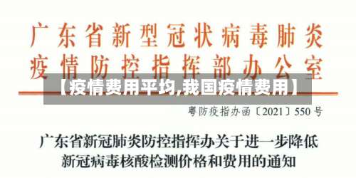【疫情费用平均,我国疫情费用】