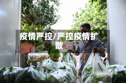 疫情严控/严控疫情扩散-第2张图片