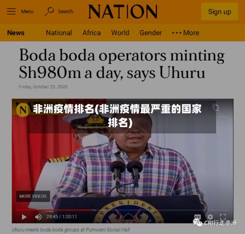 非洲疫情排名(非洲疫情最严重的国家排名)-第2张图片