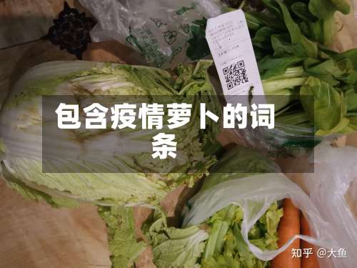 包含疫情萝卜的词条-第2张图片