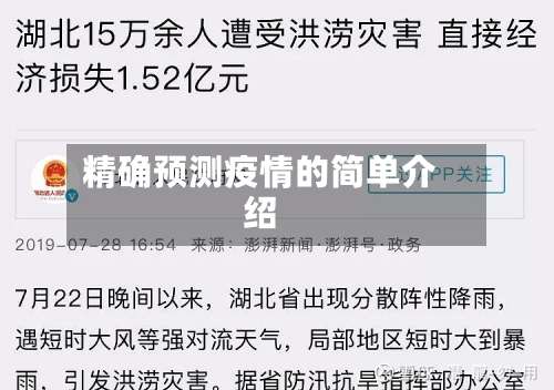 精确预测疫情的简单介绍