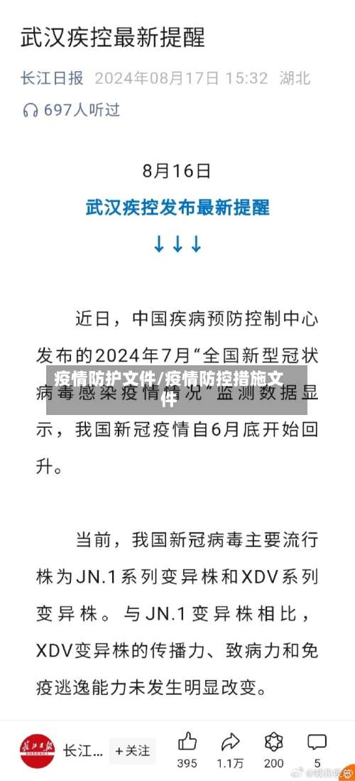 疫情防护文件/疫情防控措施文件