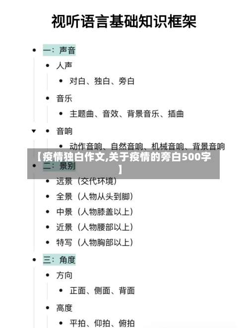 【疫情独白作文,关于疫情的旁白500字】