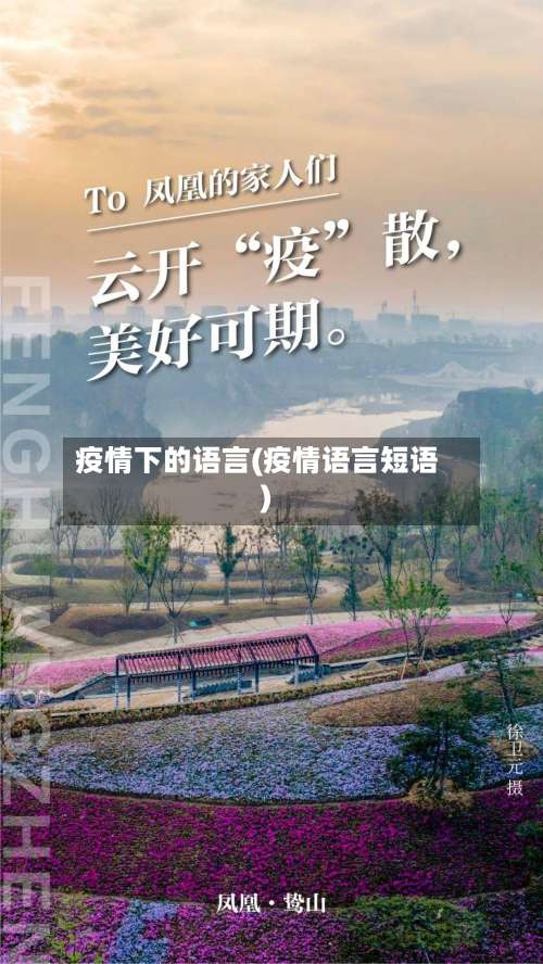疫情下的语言(疫情语言短语)-第3张图片