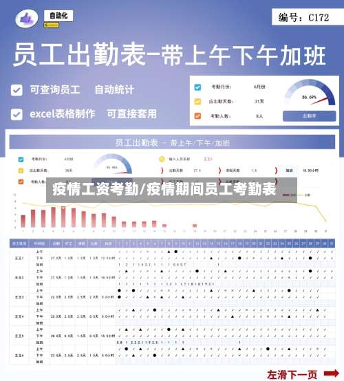 疫情工资考勤/疫情期间员工考勤表-第2张图片