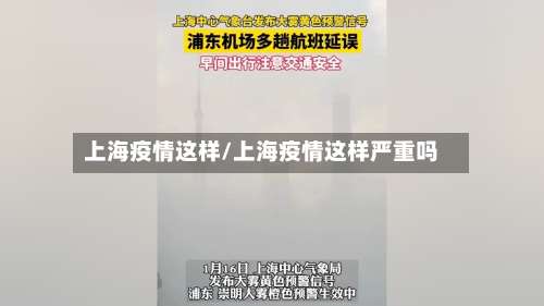 上海疫情这样/上海疫情这样严重吗-第3张图片