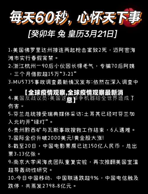 【全球疫情观察,全球疫情观察最新消息】-第3张图片