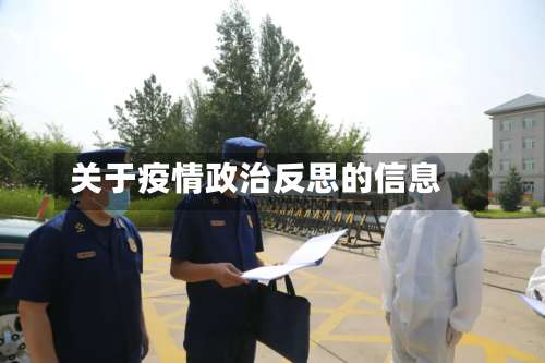 关于疫情政治反思的信息-第2张图片