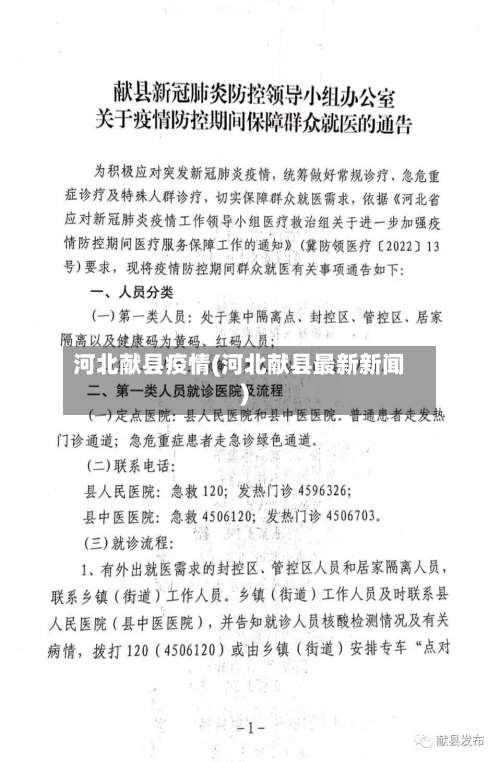 河北献县疫情(河北献县最新新闻)-第2张图片
