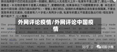 外网评论疫情/外网评论中国疫情-第2张图片