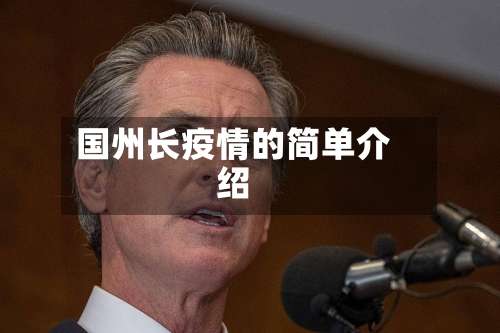 国州长疫情的简单介绍-第1张图片