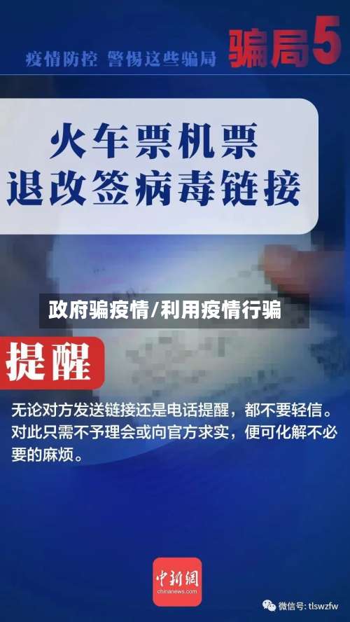 政府骗疫情/利用疫情行骗