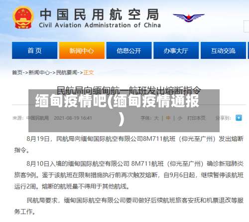 缅甸疫情吧(缅甸疫情通报)-第2张图片