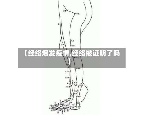 【经络爆发疫情,经络被证明了吗】-第3张图片