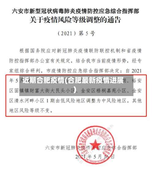 近期合肥疫情(合肥最新疫情进展)-第2张图片