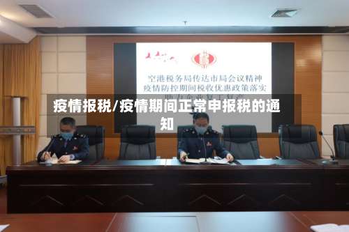 疫情报税/疫情期间正常申报税的通知-第3张图片